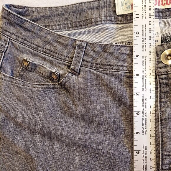 Faded Glory Stretch Bootcut Missy Petite Jeans Gray Size Missy 12 average 34x29 - Picture 5 of 16